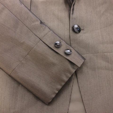 【中古】ワタベウェディング Avica uomo タキシード スーツ 3ピース ジャケット パンツ ベスト グレー BM メンズ_8