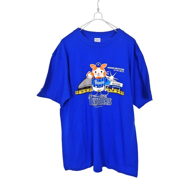 中古 横浜denaベイスターズ 西武戦限定 Tシャツ カットソー 半袖 L ブルー 青 プロ野球 Npb 応援グッズ メンズの通販はau Pay マーケット ブランド古着のベクトル