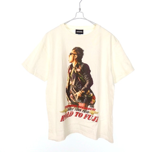 中古 長渕剛 15年 Road To Fuji Tシャツ カットソー 半袖 M ホワイト 白 春夏 メンズの通販はau Pay マーケット ブランド古着のベクトル