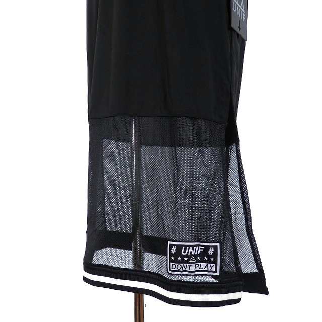 中古】未使用品 ユニフ UNIF DEV DRESS ノースリーブ メッシュ ...