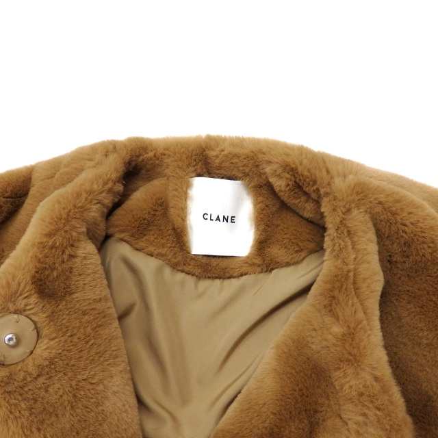 中古】クラネ CLANE 22AW ノーカラーリコファーコート ジャケット 長袖