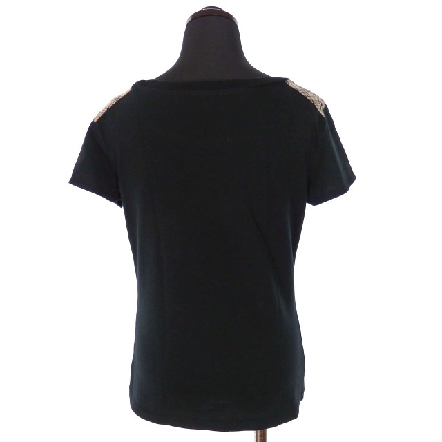 中古】バーバリーブルーレーベル BURBERRY BLUE LABEL 肩チェック T 