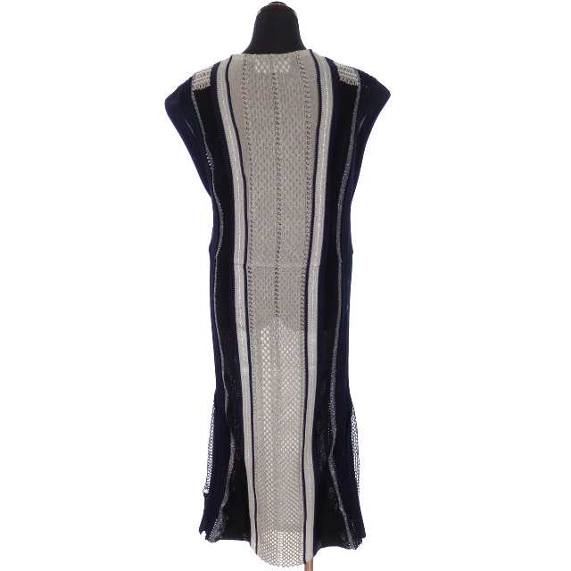 中古】マメクロゴウチ Mame Kurogouchi 20SS Net Stripe Knit Dress ...