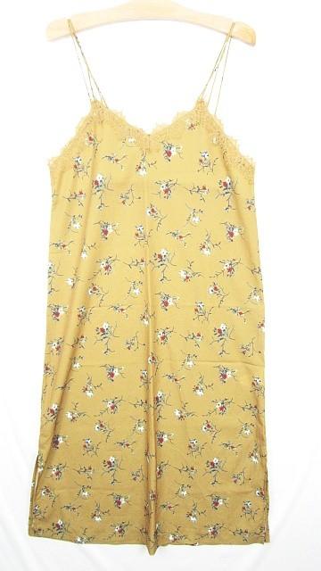 中古 アーバンリサーチ アイテムズ Urban Research Items キャミワンピース レース 花柄 F マスタード Yn01 の通販はau Pay マーケット ブランド古着のベクトル