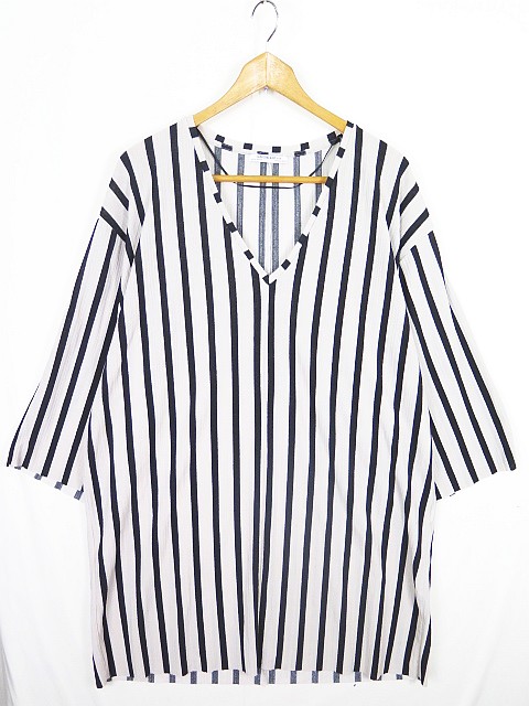 中古 ザラ トラファルック Zara Trafaluc ワンピース Vネック L ストライプ グレージュ ブラック 2sa1114 レディースの通販はau Pay マーケット ブランド古着のベクトル