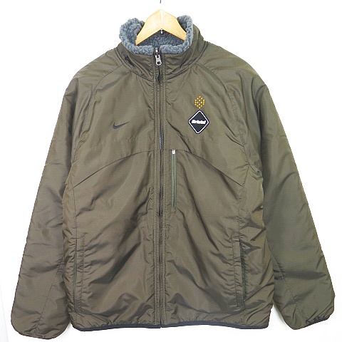 中古 ナイキ Nike F C R B リバーシブル ボアジャケット M ダークグレー ダークブラウン Fmsg 2sa1121 メンズの通販はau Pay マーケット ブランド古着のベクトル