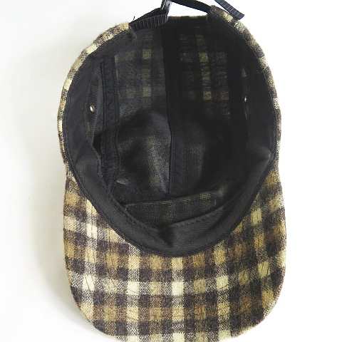 中古】シュプリーム SUPREME Wool Plaid Camp Cap キャンプキャップ