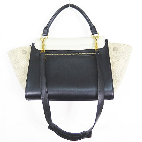 中古】セリーヌ CELINE トラペーズ スモール 2WAY ショルダーバッグ