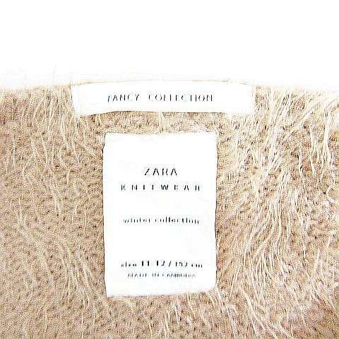 中古】ザラ ZARA FANCY COLLECTION ニット カーディガン 長袖 前開き