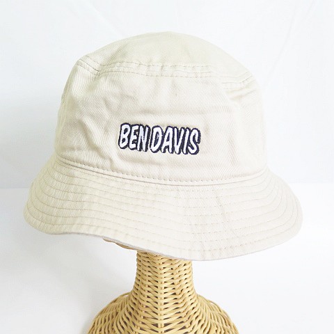 中古】ベンデイビス BEN DAVIS ツイル ロゴ バケットハット 57-59