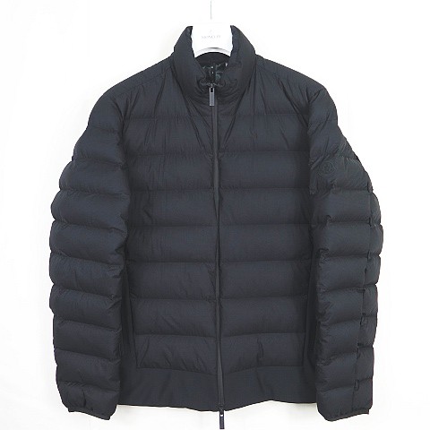 【中古】モンクレール MONCLER 美品 MOGUY GIUBBOTTO ダウンジャケット 4 ブラック 21AW G20911A00020