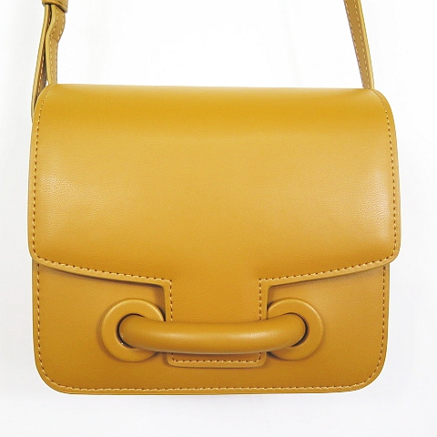 【中古】美品 ヴァジック VASIC シティ ミニミニ CITY MINI MINI ショルダーバッグ クロスボディ 肩掛け 斜め掛け レザー カバン PEAR