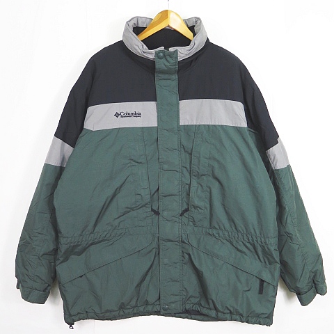 【中古】コロンビア Columbia マウンテンパーカー 中綿 XL グリーン ヴィンテージ SM5165 2sa6282 メンズの通販は 4,914円