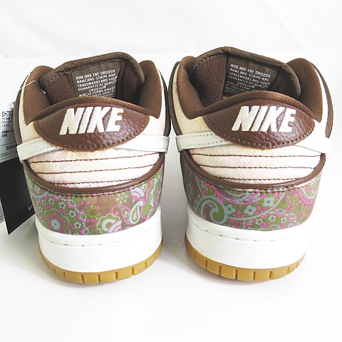 【中古】未使用品 ナイキ エスビー NIKE SB DUNK LOW PRO PRM ダンク ロー スニーカー UK9/28cm ペイズリー DH7534-200_3