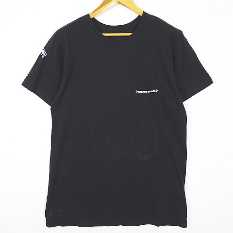 【中古】クロムハーツ CHROME HEARTS Tシャツ 半袖 L ブラック F〇UK YOU プリント 国内正規 ☆AA★ 2sa7067 メンズ