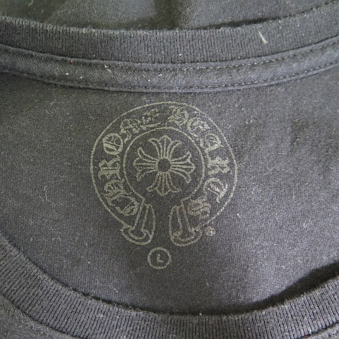 【中古】クロムハーツ CHROME HEARTS Tシャツ 半袖 L ブラック F〇UK YOU プリント 国内正規 ☆AA★ 2sa7067 メンズ