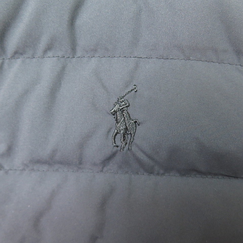 【中古】ポロ ラルフローレン POLO RALPH LAUREN 888 PK VST-INSULATED-VEST パデッドベスト ジップアップ S ブラック_2