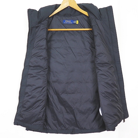 【中古】ポロ ラルフローレン POLO RALPH LAUREN 888 PK VST-INSULATED-VEST パデッドベスト ジップアップ S ブラック_4