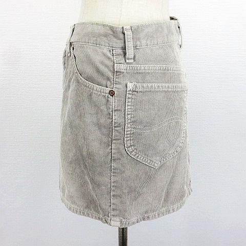 中古 リー Lee Lady Lee Riders スカート ボトムス ミニ丈 タイト コーデュロイ Xs グレー Ekm レディースの通販はau Pay マーケット ブランド古着のベクトル