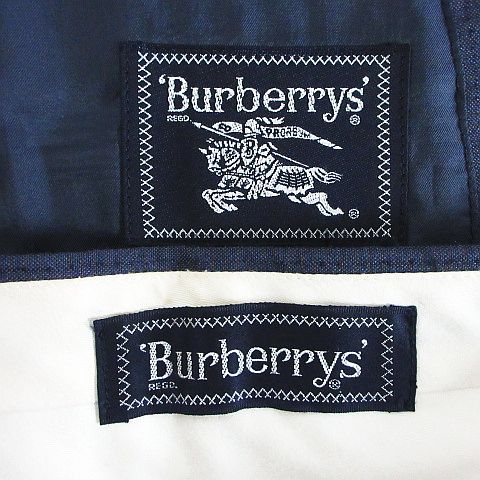 【中古】バーバリーズ セットアップ スーツ テーラード ノータック ストライプ 96-86-170AB5 ネイビー ※EKM メンズ_5