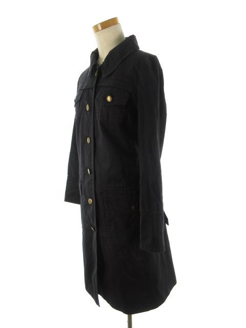 中古 ドゥーズィエムクラス Deuxieme Classe ステンカラーコート ベルト コットン 黒 ブラック アウター の通販はau Pay マーケット ブランド古着のベクトル