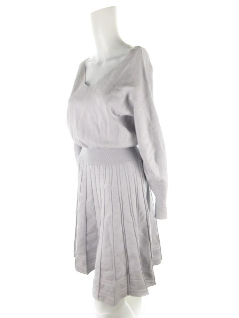 中古 マーキュリーデュオ Mercuryduo ワンピース ロング 長袖 ニット フレアー 水色 ライトブルー レーヨン F 美品 の通販はau Pay マーケット ブランド古着のベクトル