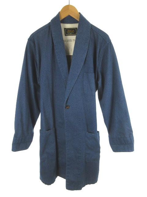 中古 ハイベック Hibeck チェスターコート ロング デニム インディゴ 紺 ネイビー 2 アウター 美品 メンズの通販はau Pay マーケット ブランド古着のベクトル