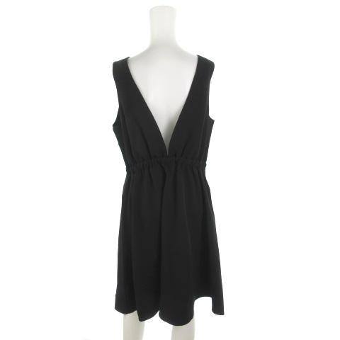 中古 未使用品 Ryu Ryu リュリュ ベルーナ ワンピース ロング ミモレ丈 ノースリーブ Vネック 黒 ブラック L レディースの通販はau Pay マーケット ブランド古着のベクトル