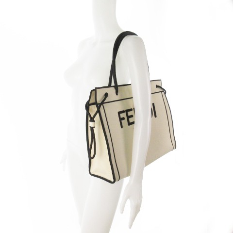 中古】フェンディ FENDI トートバッグ ローマ ショッパー ROMA SHOPPER