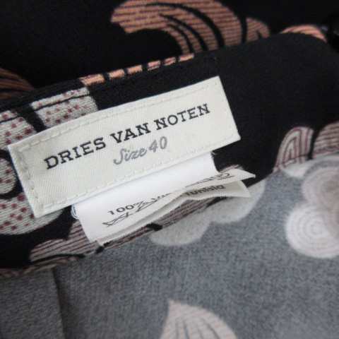 中古】ドリスヴァンノッテン DRIES VAN NOTEN ロングスカート 雲柄 総