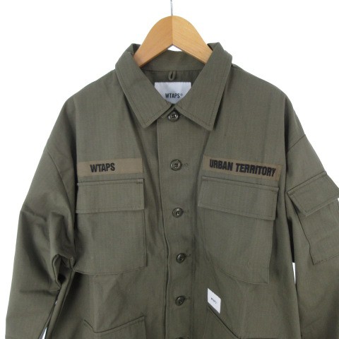 中古】未使用品 ダブルタップス WTAPS 202WVDT-SHM01 JUNGLE LS/NYCO