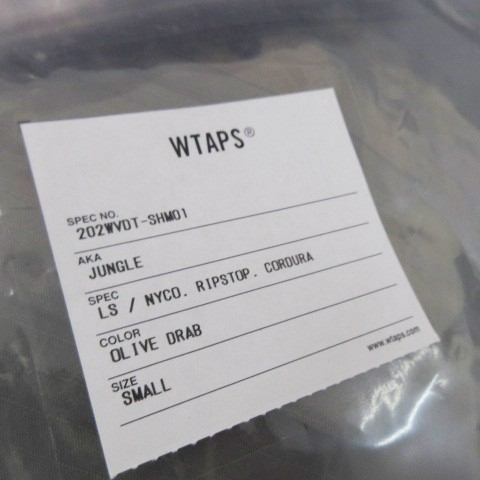 中古】未使用品 ダブルタップス WTAPS 202WVDT-SHM01 JUNGLE LS/NYCO