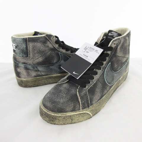 中古】未使用品 ナイキ NIKE SB ZOOM BLAZER MID PRM DA1839-001