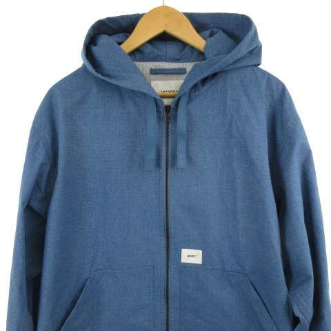 【中古】WTAPS 231BRDT-JKM03 23SS PAB JACKET RIPSTOP リップストップ フーデッド ジャケット パーカー  インディゴ ネイビー 02 ｜au PAY マーケット