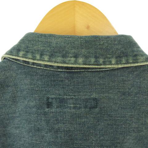 【中古】バランス balanceweardesign 00’S センチネル デニムジャケット Gジャン ペイント インディゴ ブラック 241CO M 中古】バランス balanceweardesign 00'S センチネル デニムジャケット