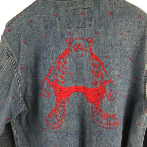 UNDERCOVERISM アンダーカバーイズム デニムジャケット 中古・古着通販】UNDERCOVER (アンダーカバー) 刺繍デニム