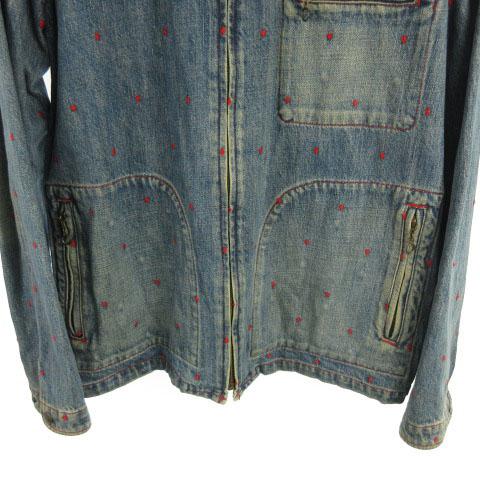 UNDERCOVERISM アンダーカバーイズム デニムジャケット 中古・古着通販】UNDERCOVER (アンダーカバー) 刺繍デニム