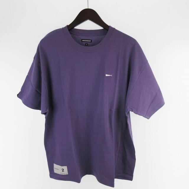 【中古】未使用品 ディセンダント DESCENDANT 21SS STRIP CREW NECK SS FULL SIZE ワンポイント  2の通販は 7,393円