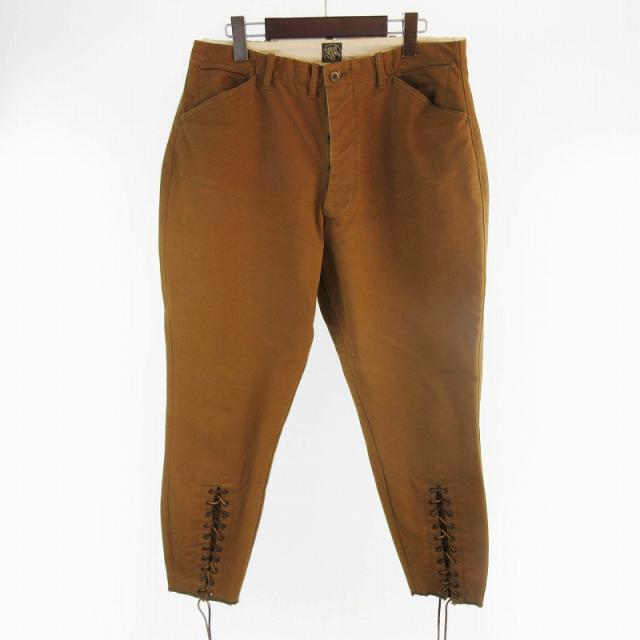 【中古】シュガーケーン F.ROMANCE 13oz.CANVAS BREECHES ブリーチズ パンツ 乗馬 ジョッパーズ SC41577 ブラウン 32 メンズの通販は