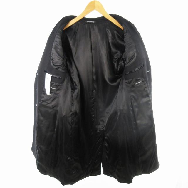 EMPORIO ARMANI 黒 カシミヤ100% ロングコート