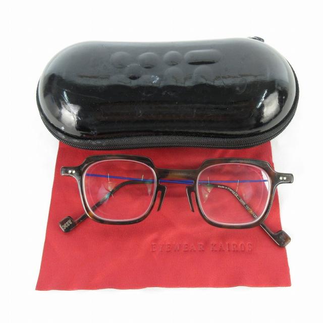 【中古】エックスアイティー XIT V400 133 42口23 スクエア 眼鏡 サングラス アイウェア 鼈甲柄 茶 ブルー メンズ レディース その他サングラス