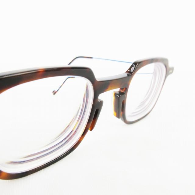 【中古】エックスアイティー XIT V400 133 42口23 スクエア 眼鏡 サングラス アイウェア 鼈甲柄 茶 ブルー メンズ レディース その他サングラス
