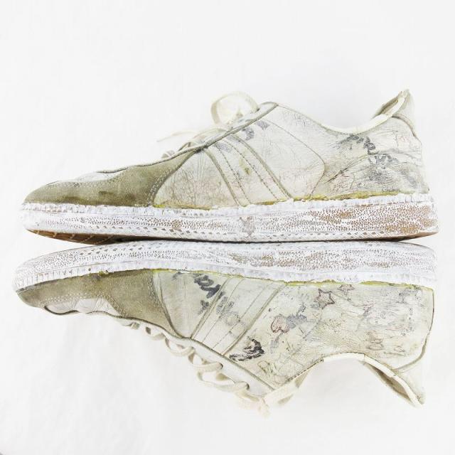 【中古】マルタンマルジェラ Martin Margiela 落書き グラフィティ ジャーマントレーナー  ペンキ 27.5ｃｍ アーティザナル