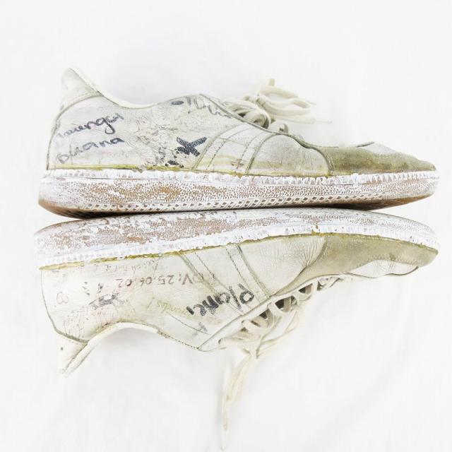 【中古】マルタンマルジェラ Martin Margiela 落書き グラフィティ ジャーマントレーナー  ペンキ 27.5ｃｍ アーティザナル