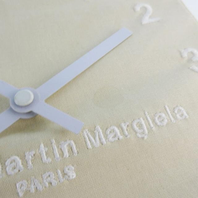 【中古】マルタンマルジェラ Martin Margiela 13 コレクションライン 置き時計 刺繍 コットン ウッド オブジェ レア 希少 中古】マルタンマルジェラ Martin Margiela 13 コレクションライン