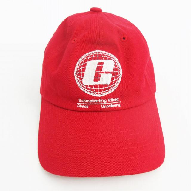 未使用品 gadid anoniem キャップ ロゴ 刺繍 JOULE RED 中古】ガディッド アノニム gadid anoniem キャップ ロゴ 刺繍