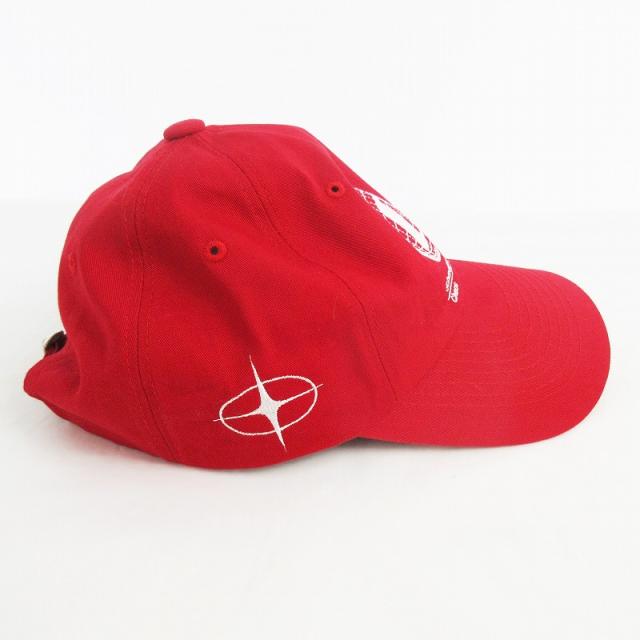 未使用品 gadid anoniem キャップ ロゴ 刺繍 JOULE RED 中古】ガディッド アノニム gadid anoniem キャップ ロゴ 刺繍