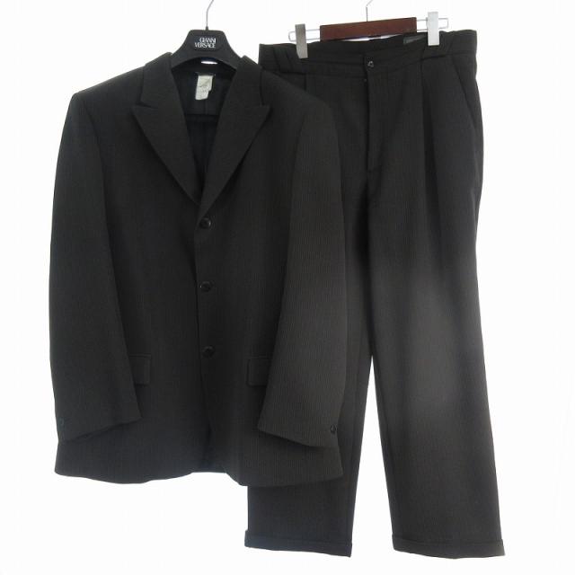 Gianni Versace スーツ　セットアップ　ウール GIANNI VERSACE 濃紺スーツ ジャンニヴェルサーチGIANNI VERSACE トロ