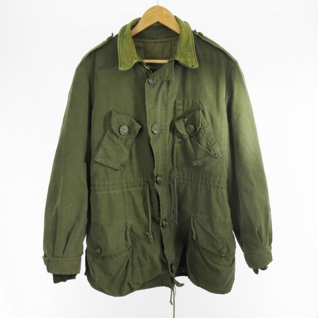 【中古】カナダ軍 GS MK2 COMBAT JACKET コンバット ジャケット ライナー付 中綿 ミリタリー R-M 70’S 80’S 軍物