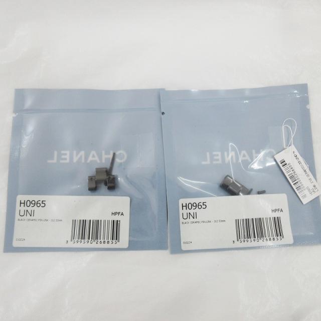 【中古】未当てはめる品 シャネル CHANEL 未開封 2点仕かける J12 33MM 幅14粍 ウオッチ 一こま 駒 陶器 黒 黒いこと H0965